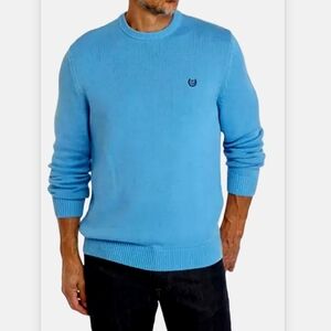 Men's Chaps Light Blue Pullover Crew Neck Sweater Size XXL